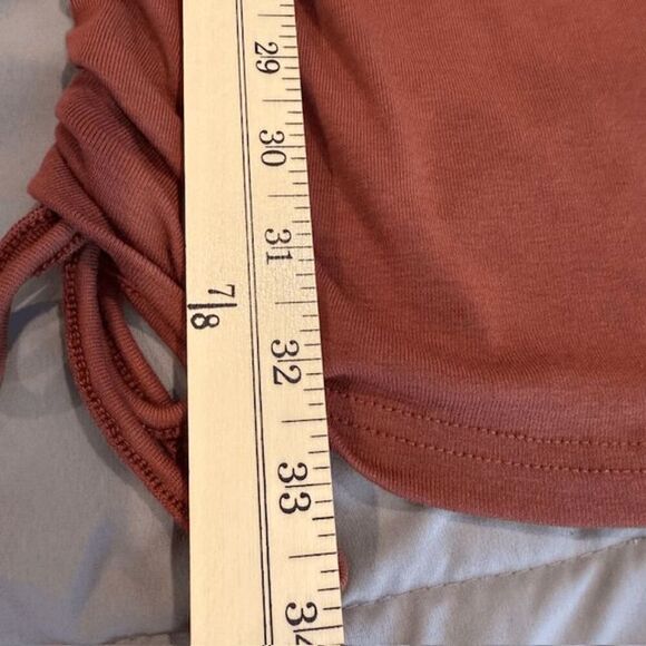 Mable Mini Dress Wide Neck Adjustable Length Strings Dolman Sleeve Size Small - Picture 9 of 11